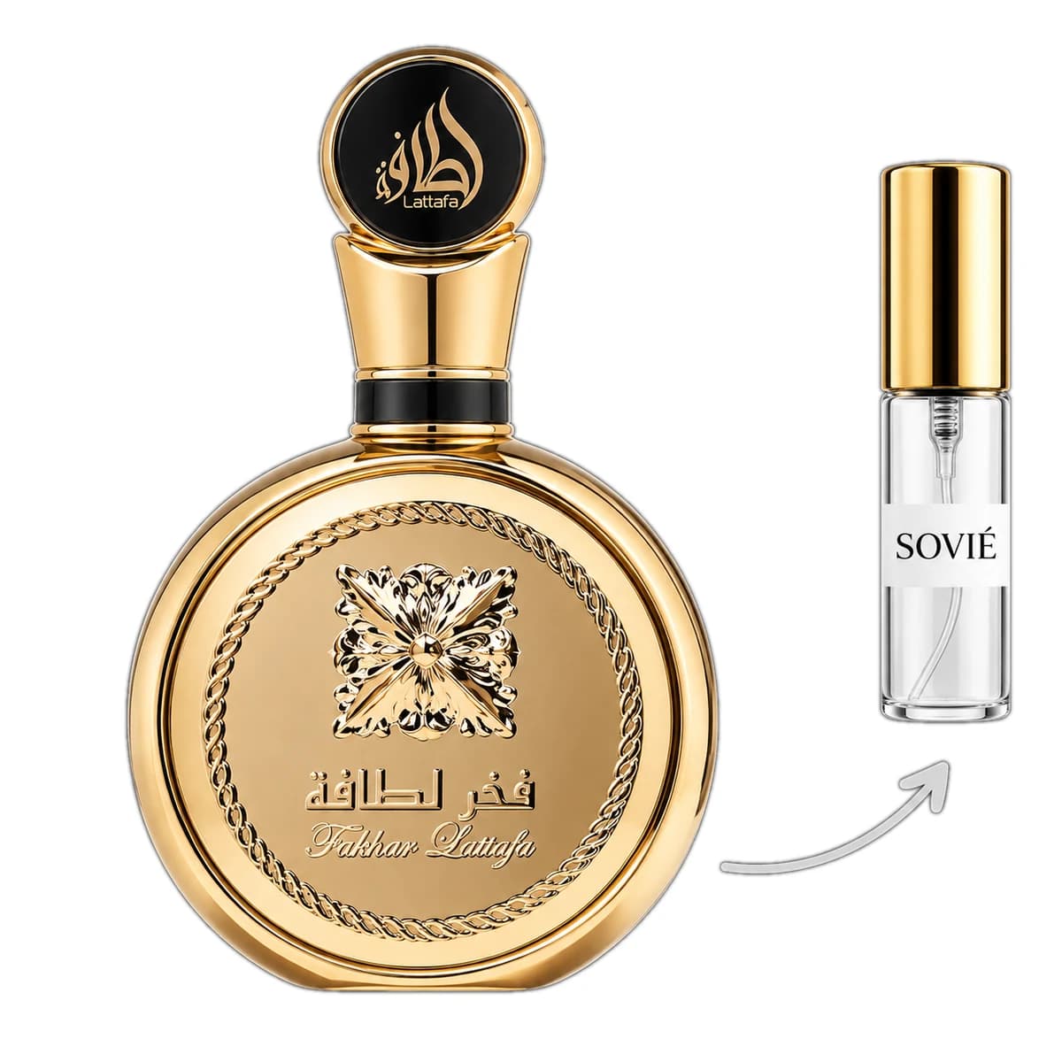 Lattafa Fakhar Gold — o decante
